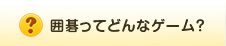 囲碁ってどんなゲーム？